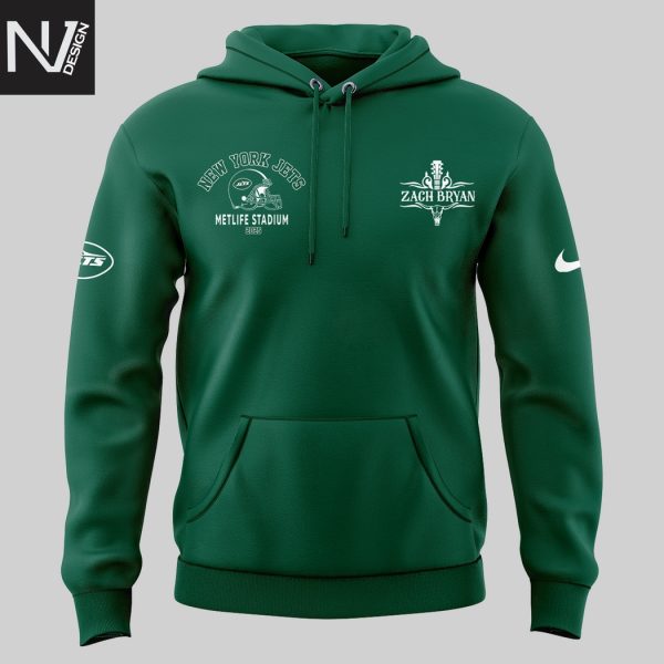 Zach Bryan x New York Jets Kings Of Leon Metlife Stadium 2025 Hoodie