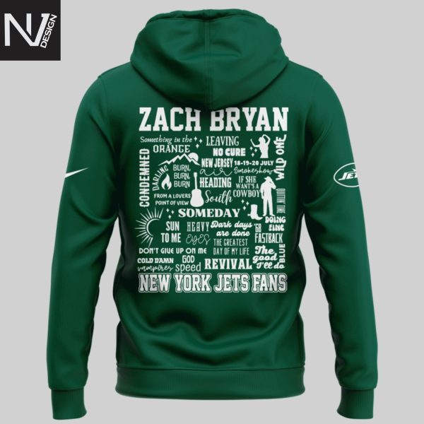 Zach Bryan x New York Jets Kings Of Leon Metlife Stadium 2025 Hoodie