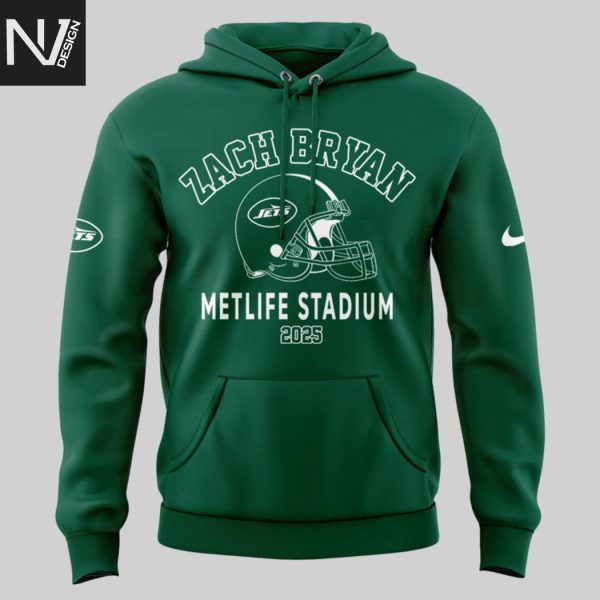 Zach Bryan x New York Jets Metlife Stadium 2025 Hoodie